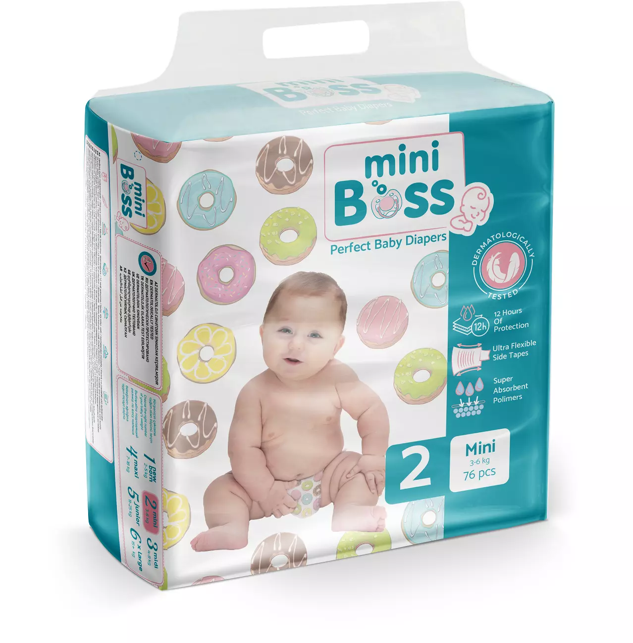 Mini ölçülü uşaq bezi (76 ədəd)